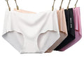 Women's Ice Silk Blend Invisible Lines No Show Hipster Panty..//