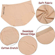 Women's Ice Silk Blend Invisible Lines No Show Hipster Panty..//