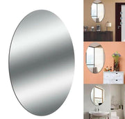 Combo of Oval Shape & Square Shape Mirror (Pack of 1)