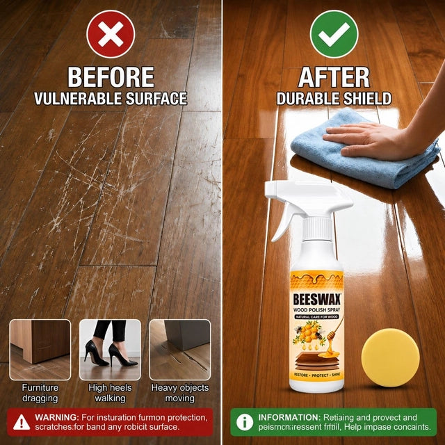 Natural BeeWax Furniture Polish Spray (Pack of 2)