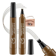 Waterproof Microblading Eyebrow Pencil with a Micro Fork Tip Applicator Pack of 2